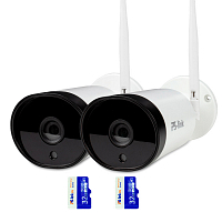 Комплект видеонаблюдения WIFI Ps-Link KIT-XMJ502-WIFI   5Мп   2 камеры