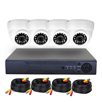 Комплект видеонаблюдения AHD 5Мп Ps-Link KIT-A504HD   4 камеры