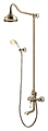 LEMARK Villa LM4862B, с верхней душевой лейкой "Тропический дождь", поворотный излив, бронза