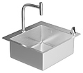 Hansgrohe C71-F450-06 43201000 со смесителем, хром