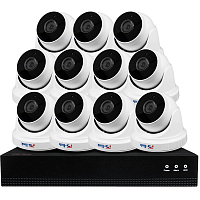 Комплект видеонаблюдения IP Ps-Link KIT-A811IP-POE 8Мп 11 камер питание POE Комплект видеонаблюдения IP Ps-Link KIT-A811IP-POE 8Мп 11 камер питание POE