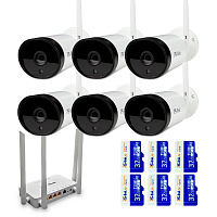 Комплект видеонаблюдения WIFI Ps-Link KIT-XMJ306R-WIFI 3Мп 6 камер Комплект видеонаблюдения WIFI Ps-Link KIT-XMJ306R-WIFI 3Мп 6 камер
