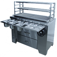 Многофункциональный угольный мангал Гриль-мастер УММ/2 (ROBATA L1200)