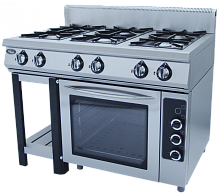 Плита газовая Гриль-мастер Ф6ПДГ/800 с комбинированноой духовкой
