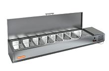 Витрина для ингредиентов HiCold VRTU 1485 к PZE3 с крышкой