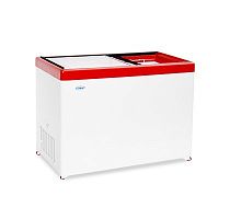 Ларь морозильный СНЕЖ МЛ-400 (красный)