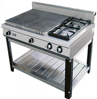 Плита газовая Гриль-мастер Ф6ЖТЛСПГ(п) (2+2) (на подставке)