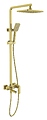 TIMO Torne SX-4320/17 с верхней душевой лейкой "Тропический дождь", золотая матовая TIMO Torne SX-4320/17 с верхней душевой лейкой "Тропический дождь", золотая матовая