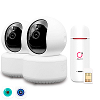 Комплект видеонаблюдения 4G Ps-Link KIT-G80D2-4G 3Мп 2 камеры Комплект видеонаблюдения 4G Ps-Link KIT-G80D2-4G 3Мп 2 камеры