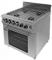 Плита газовая Гриль-мастер Ф4ПДГ/900 (решетка из н/стали)