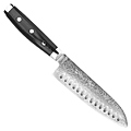 YAXELL GOU Santoku YA37001G с углублениями на лезвии YAXELL GOU Santoku YA37001G с углублениями на лезвии