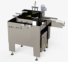 BELOVEN HY-07 горизонтальная дисковая хлеборезка. Нарезка (надрезка) булочек гамбургеров, хот догов и др пополам