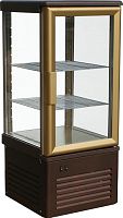 Витрина кондитерская Полюс D4 VM 120-1 1015-0102 (R120C) бежево-коричневый