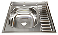 Mixline ML 60х60 см слив 40 мм, толщина стали 4 мм, левая Mixline ML 60х60 см слив 40 мм, толщина стали 4 мм, левая