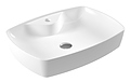 SEREL WASHBASIN 1634 60х44х12 см, фарфор, белая SEREL WASHBASIN 1634 60х44х12 см, фарфор, белая