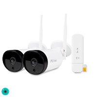 Комплект видеонаблюдения 4G 2Мп Ps-Link KIT CXMJ202-4G Комплект видеонаблюдения 4G 2Мп Ps-Link KIT CXMJ202-4G