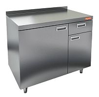 НБМКМ-10/7Б модуль барный с бортом для кофемашин, 1000х700х850мм, HICOLD RUS