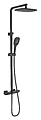TIMO Helmi SX-1170/03 с верхней душевой лейкой "Тропический дождь", черный TIMO Helmi SX-1170/03 с верхней душевой лейкой "Тропический дождь", черный