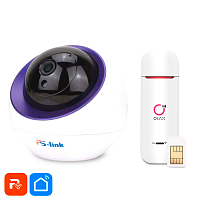 Комплект видеонаблюдения 4G Ps-Link KIT-TE201-4G 2Мп 1 камера Комплект видеонаблюдения 4G Ps-Link KIT-TE201-4G 2Мп 1 камера