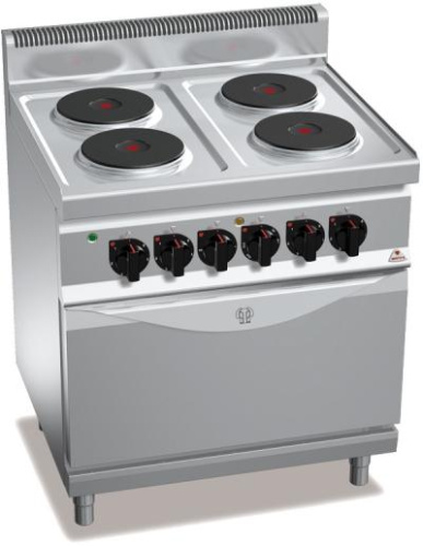 Плита электрическая BERTO`S E7P4+FE Плита электрическая BERTO`S E7P4+FE