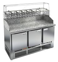Стол для пиццы HiCold PZE3-111/GN камень