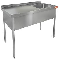 НСО1М-15/7БП стол-моечная ванна, 1 секц. (500х500х300) справа, HICOLD RUS