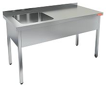 НСО1М-18/7БЛ стол-моечная ванна, 1 секц. (500х500х300) слева, HICOLD RUS