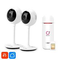 Комплект видеонаблюдения 4G Ps-Link KIT-TC102-4G 1Мп 2 камеры Комплект видеонаблюдения 4G Ps-Link KIT-TC102-4G 1Мп 2 камеры