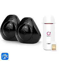 Комплект видеонаблюдения 4G Ps-Link KIT-MB132-4G 1Мп 2 камеры Комплект видеонаблюдения 4G Ps-Link KIT-MB132-4G 1Мп 2 камеры