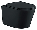 Aquatek Вега AQ1905-MB с сиденьем, черный матовый Aquatek Вега AQ1905-MB с сиденьем, черный матовый