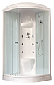 Royal Bath RB100HK7-WT 100х100х217 см, прозрачное, белый профиль Royal Bath RB100HK7-WT 100х100х217 см, прозрачное, белый профиль