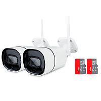 Комплект видеонаблюдения WIFI Ps-Link KIT-WXD302 3Мп 2 камеры Комплект видеонаблюдения WIFI Ps-Link KIT-WXD302 3Мп 2 камеры
